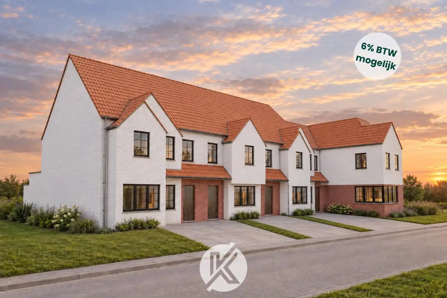 Halfopen nieuwbouwwoning nabij de markt foto {{pictureIndex}}