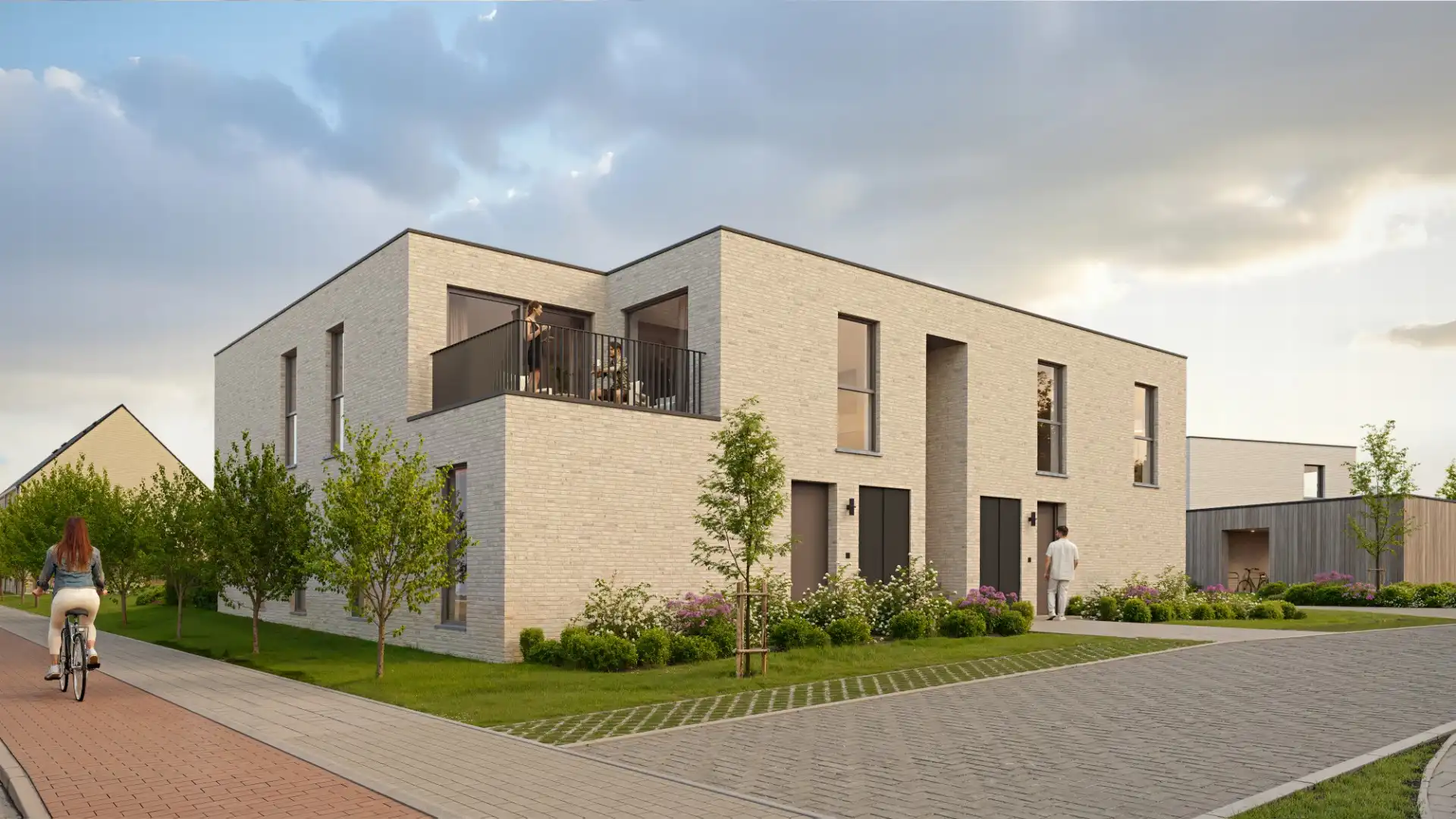 Hof ten Kole – energiezuinig wonen in het groene Koolkerke nabij Brugge foto 9