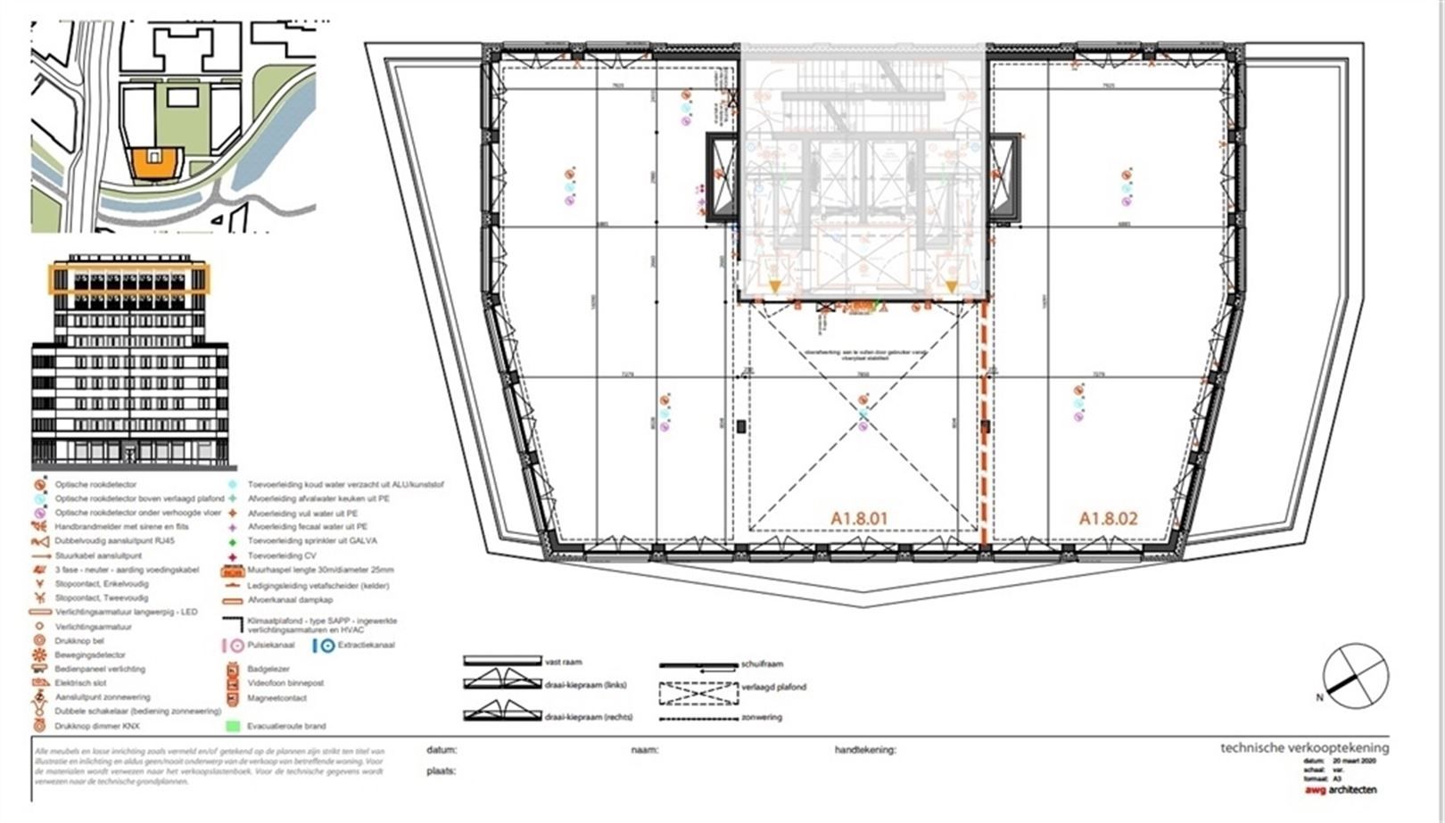 Nieuwbouwkantoren nabij het Gentse stadscentrum Keizerpoort tussen 192m² en 575m² foto 19