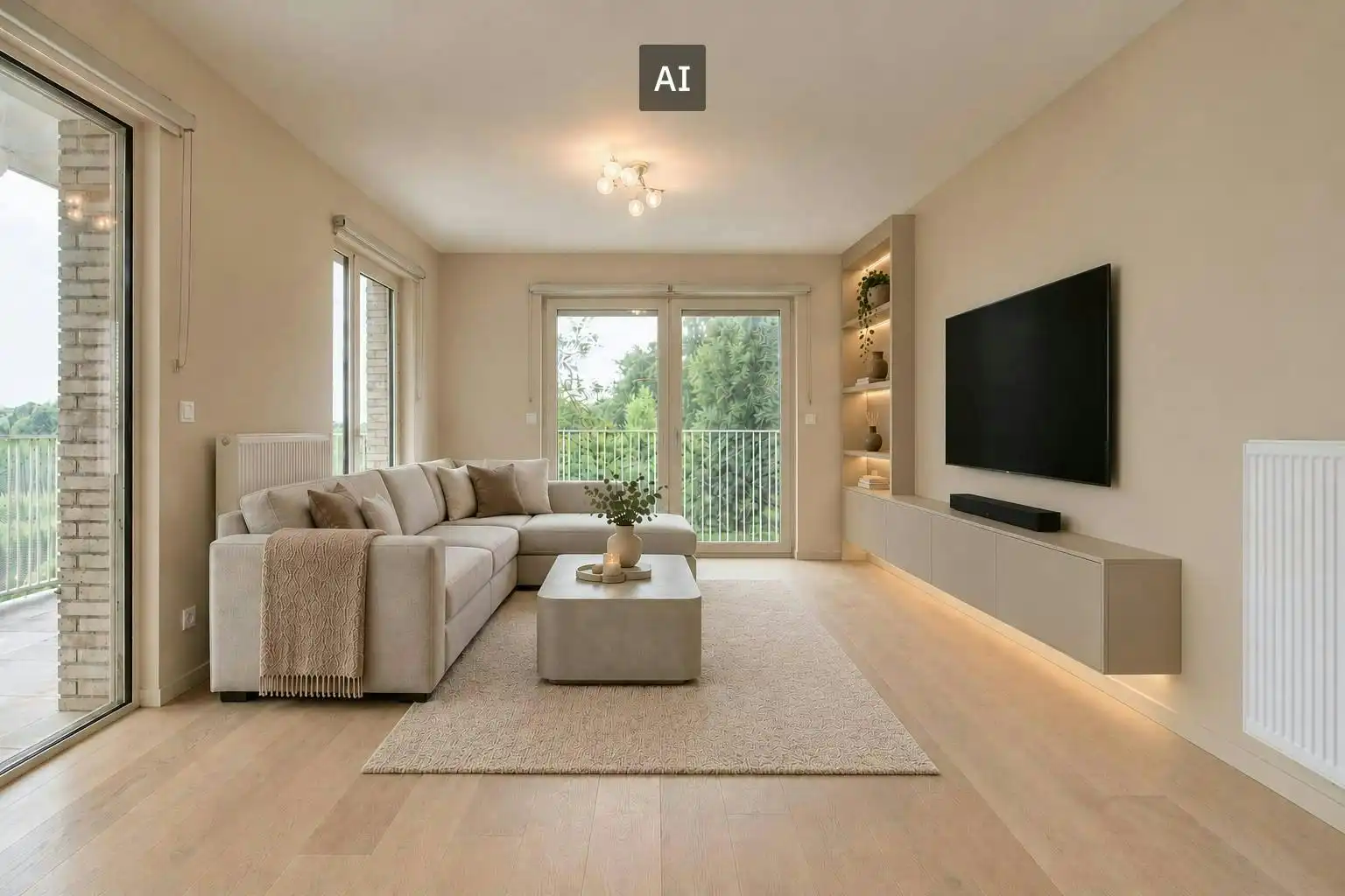 Recent appartement met spectaculair zicht te koop in Eke foto 7