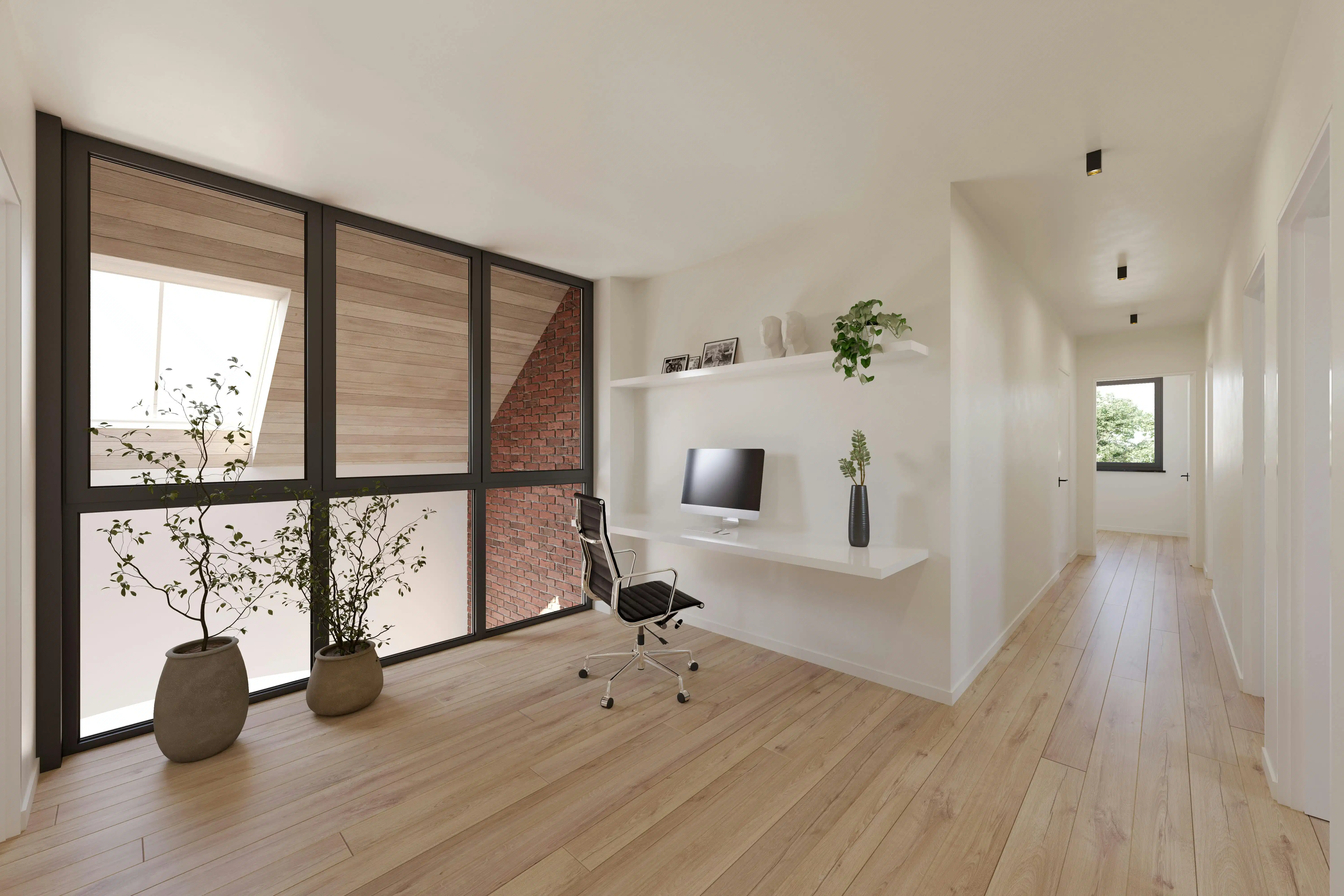Unieke casco loft (237 m²) met terras in St-Martens-Bodegem foto 18