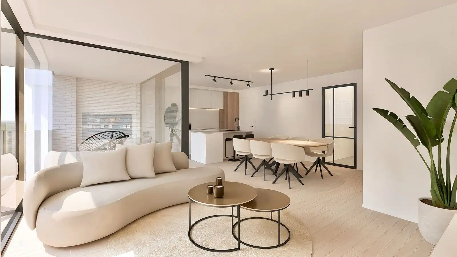 Luxueus nieuwbouwappartement met 2 slaapkamers en terras foto {{pictureIndex}}