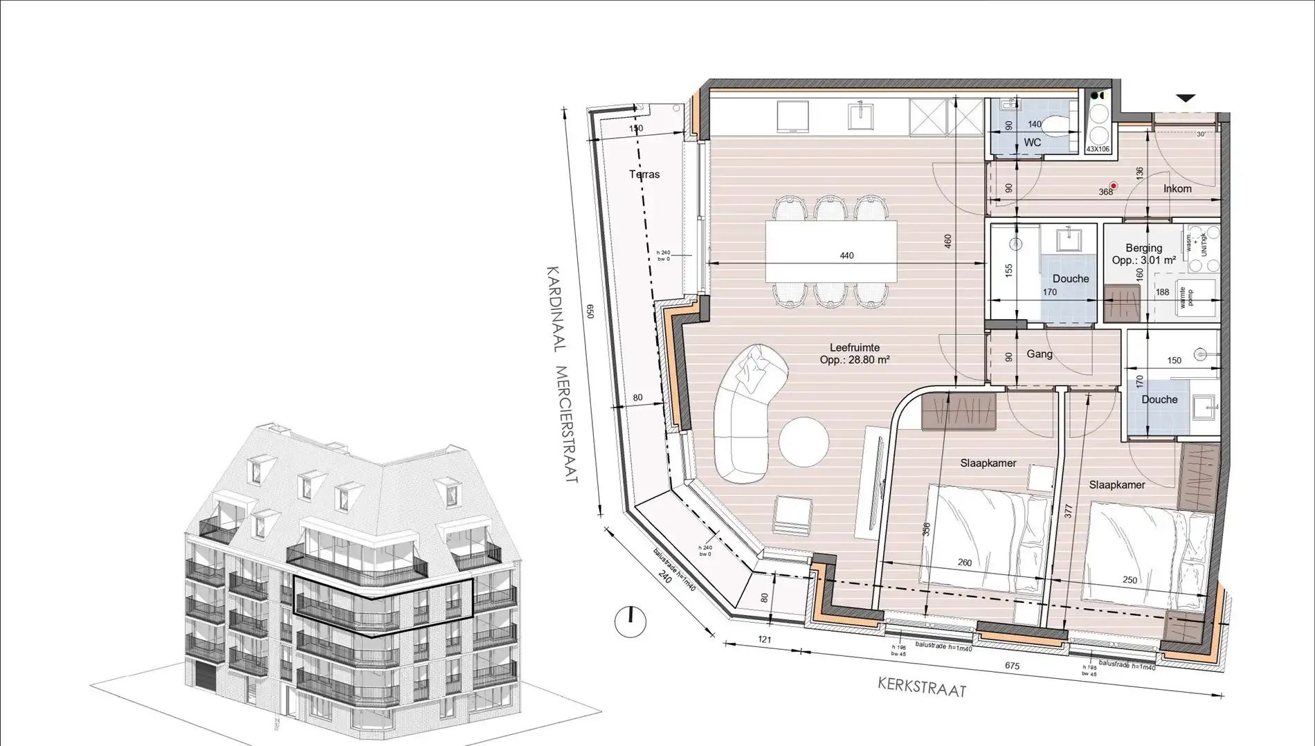 Stijlvol hoekappartement met terras in Residentie Antoine – Heist foto 4