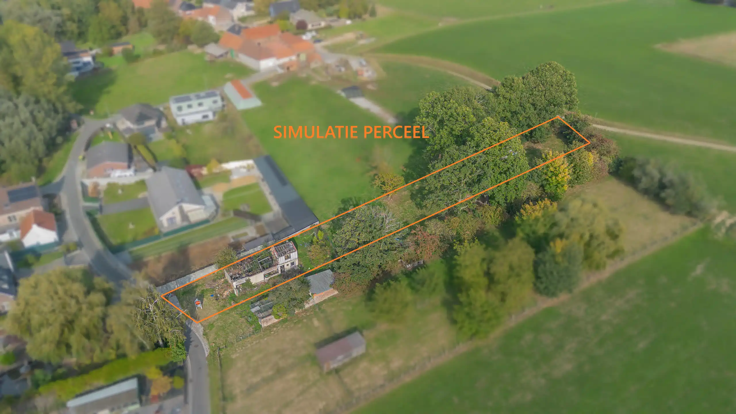 ASPELARE - Bouwgrond halfopen bebouwing  foto 2