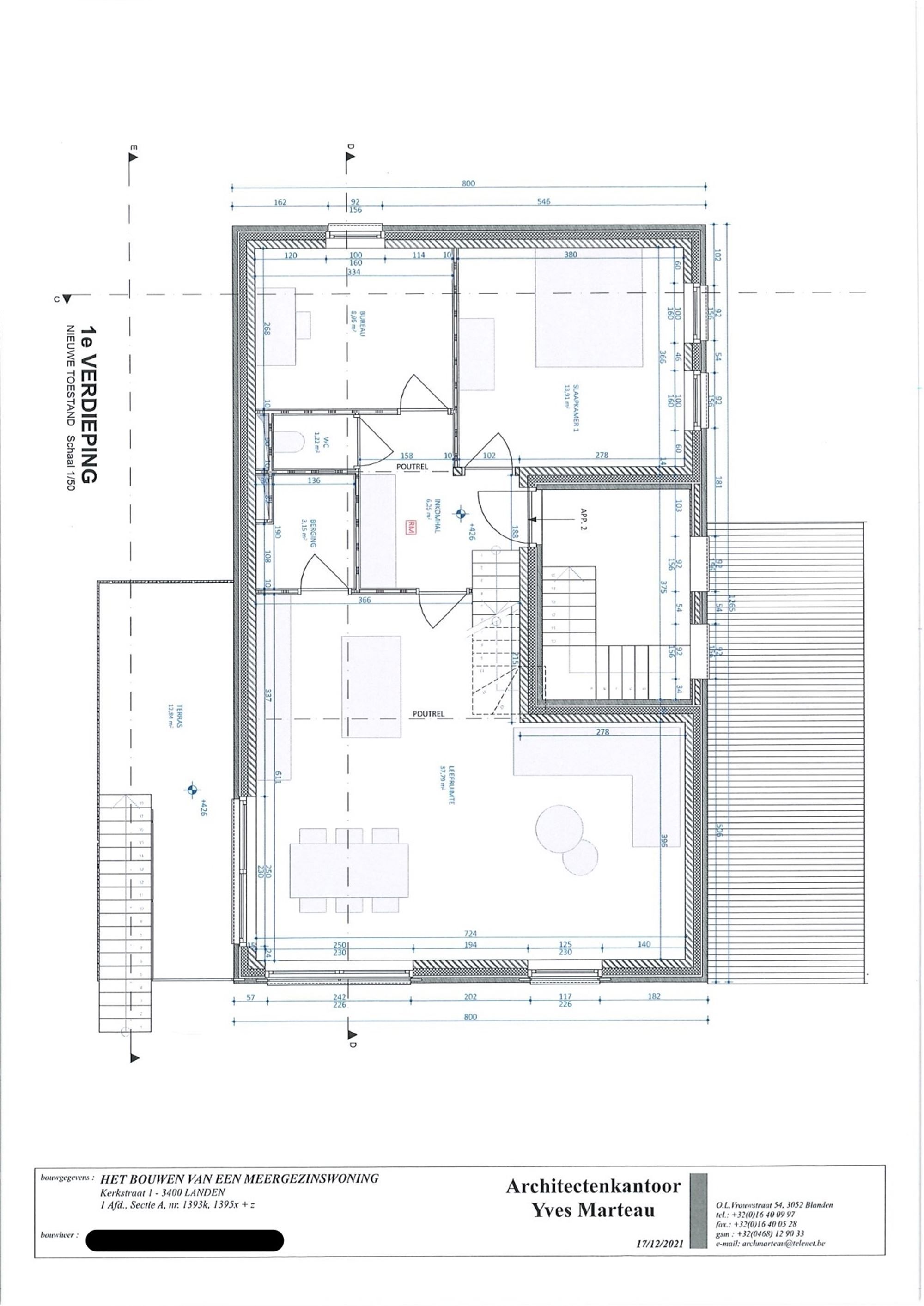 3 SLK APPARTEMENT MET RUIME TUIN EN PARKEERPLAATS IN HET CENTRUM VAN LANDEN  foto 31