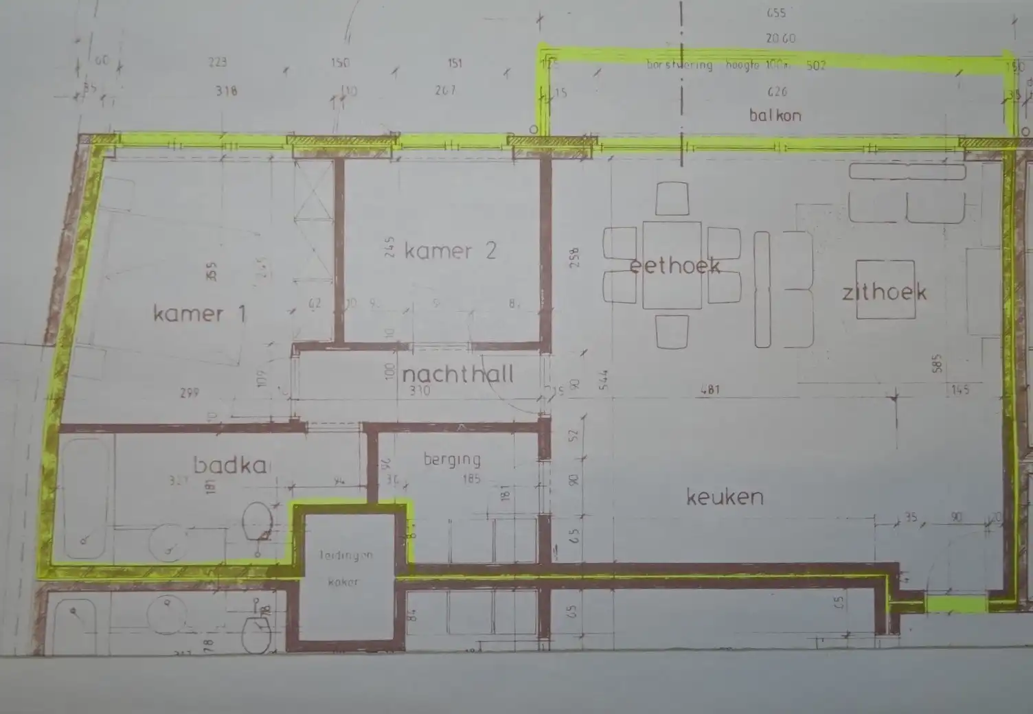 Recent app. met 2 slpks, terras en autostaanplaats foto 19