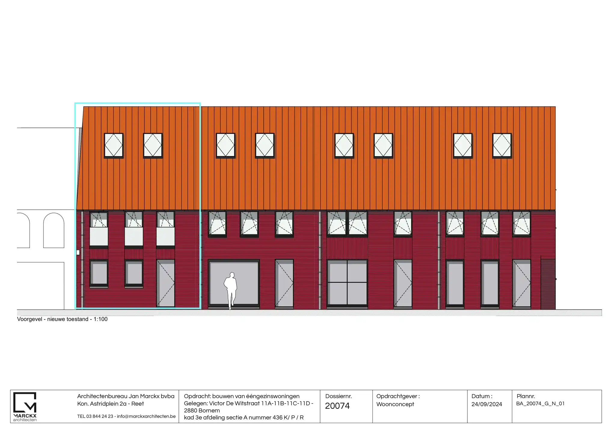 Casco woning in nieuwbouwproject te Hingene, Bornem foto {{pictureIndex}}