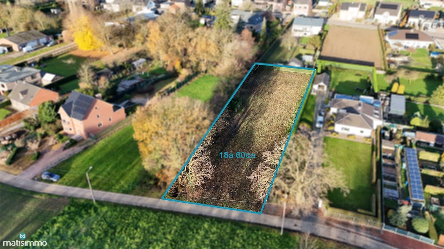 RUIME BOUWGROND VAN 18A 60CA VOOR OPEN BEBOUWING TE LANAKEN foto 2