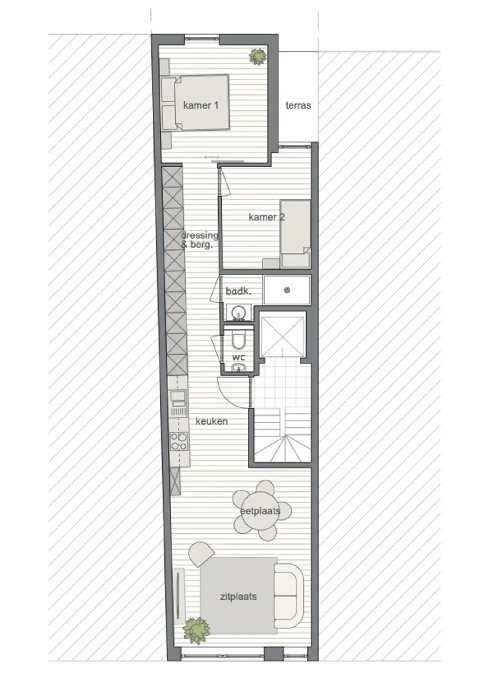 Nieuwbouwappartement te huur in centrum Zottegem foto 17