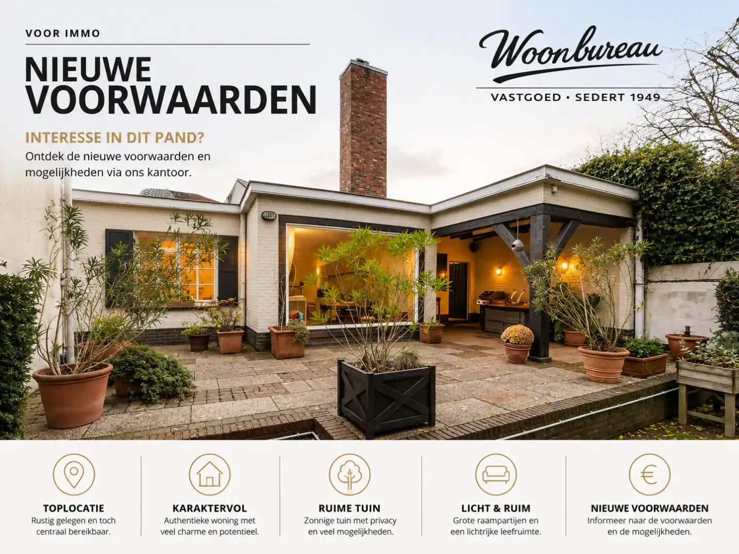 Hoofdfoto van de publicatie: "Karakterpand" en "uitstekende commerciële zichtbaarheid"