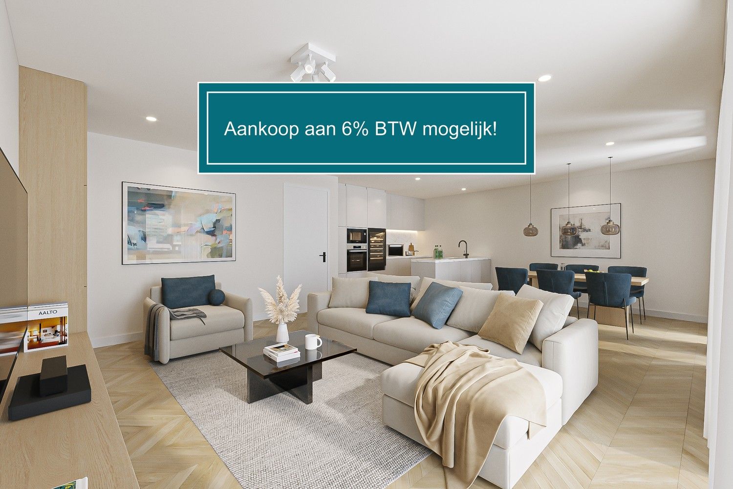 Nieuwbouw appartement met 2 slpkrs foto {{pictureIndex}}