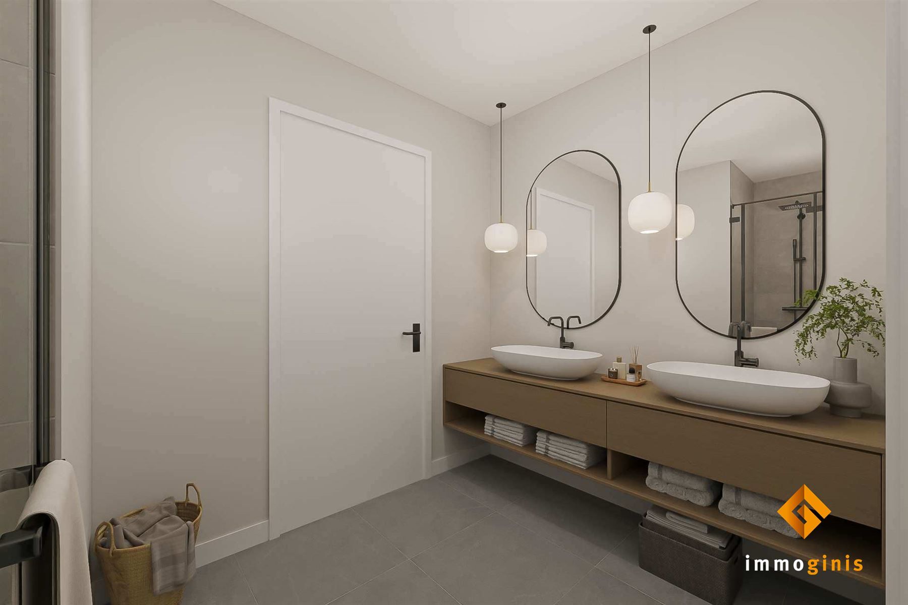 Zeer ruim appartement (eerste verdieping) met 1 slaapkamer en dressing. foto 7