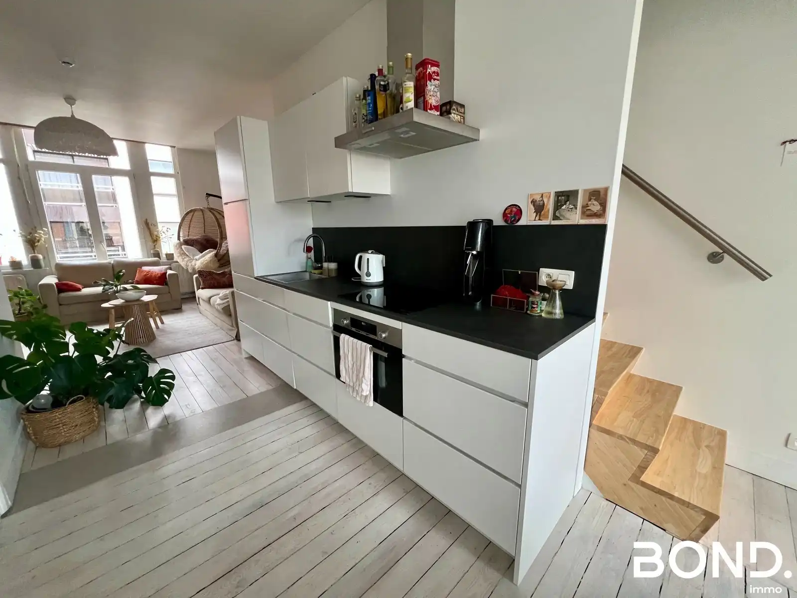 Gerenoveerd duplexappartement met tuin in centrum Leuven foto 4