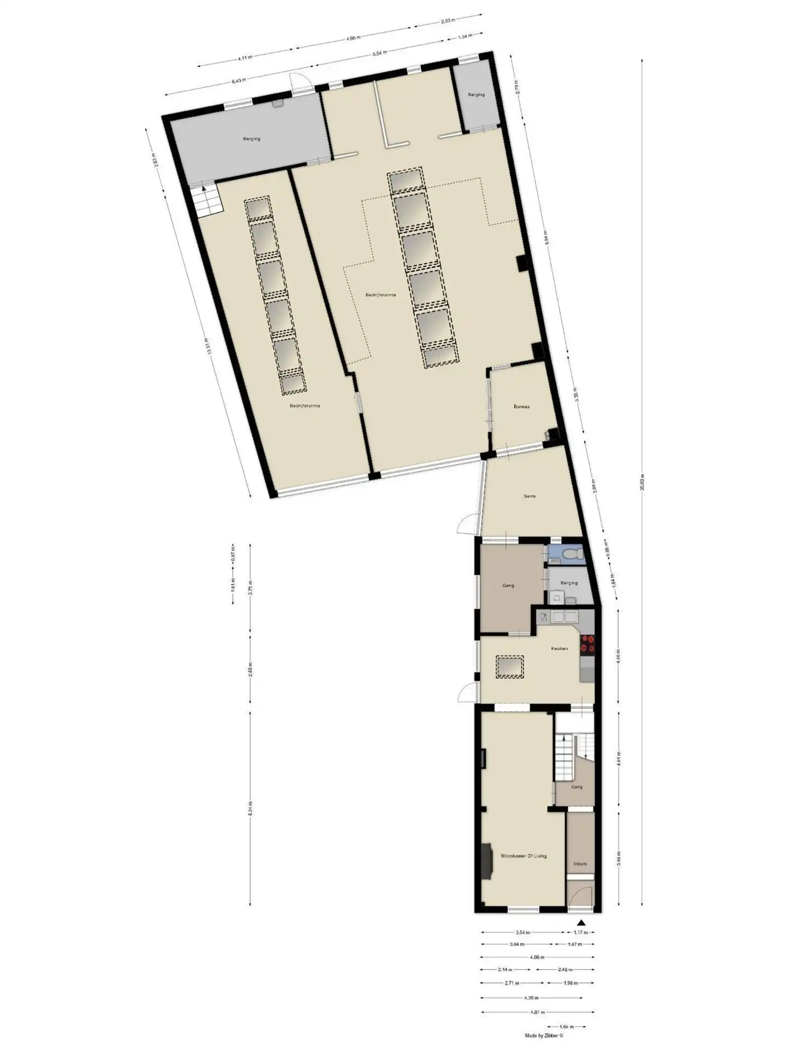 Woning met grote atelier(+/-205m²) te centrum Dworp foto 8