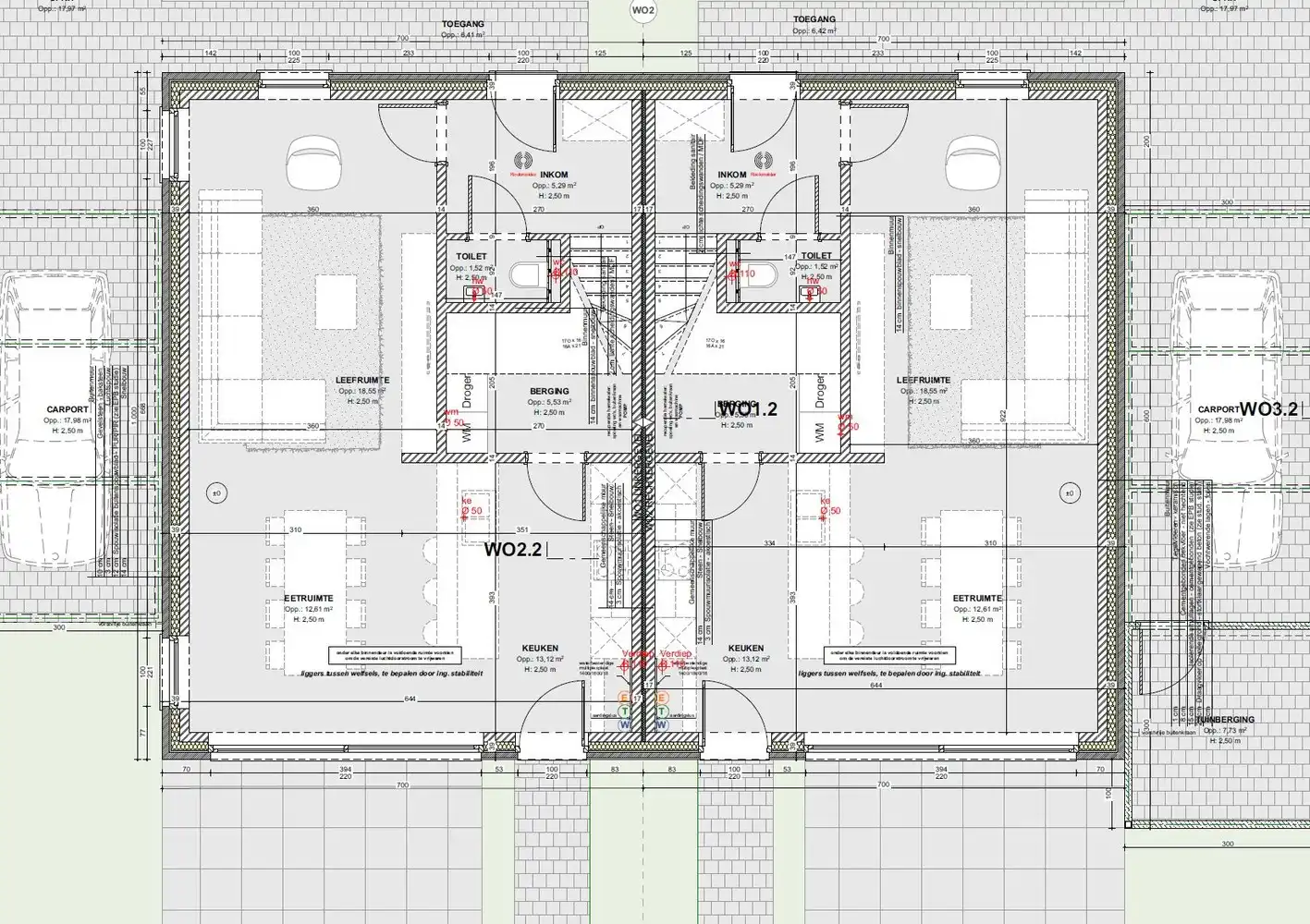 8 moderne nieuwbouwwoningen op percelen van 3 are foto 9