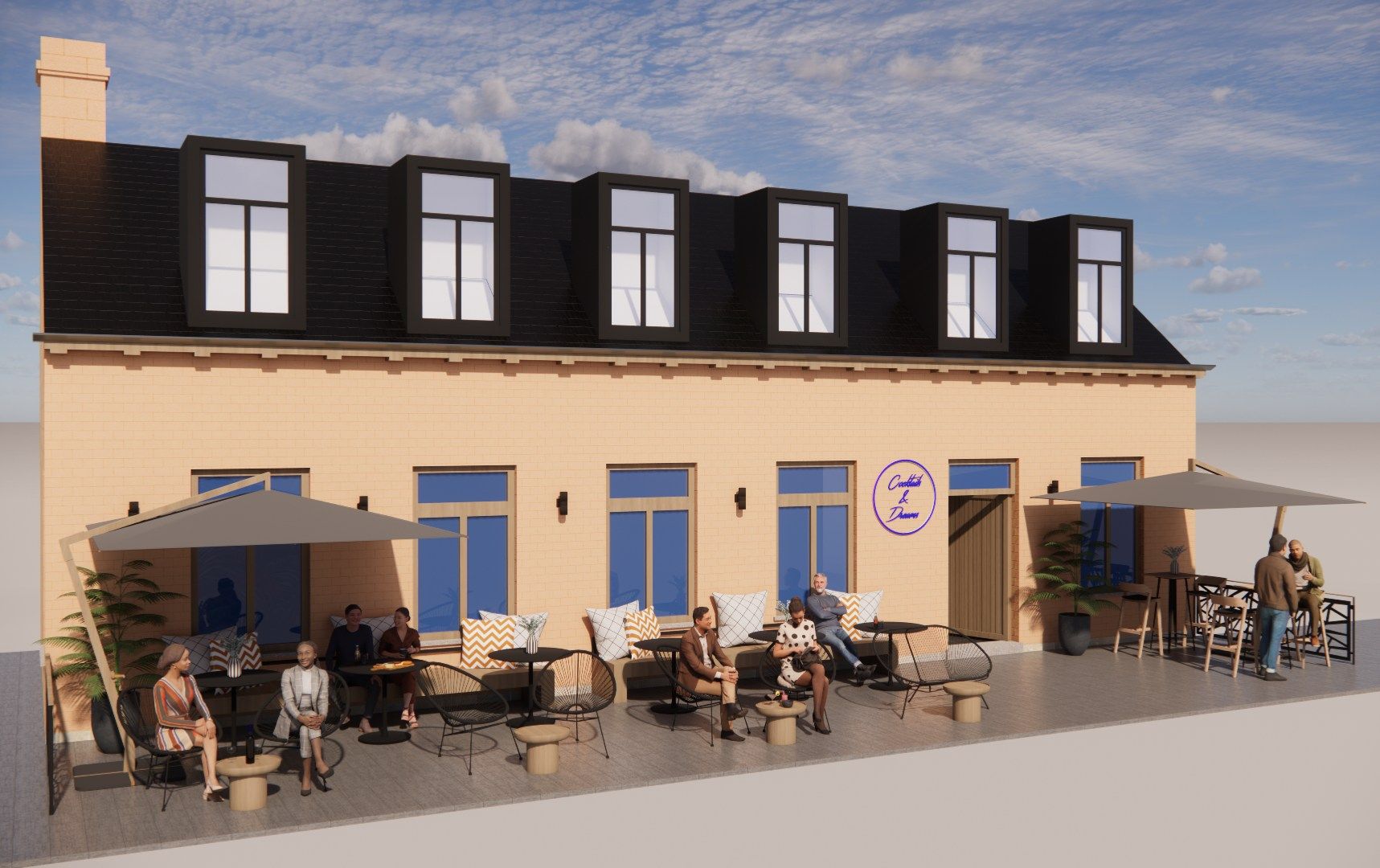 SCHELLEBELLE - Uniek horecapand met terras te huur! foto {{pictureIndex}}