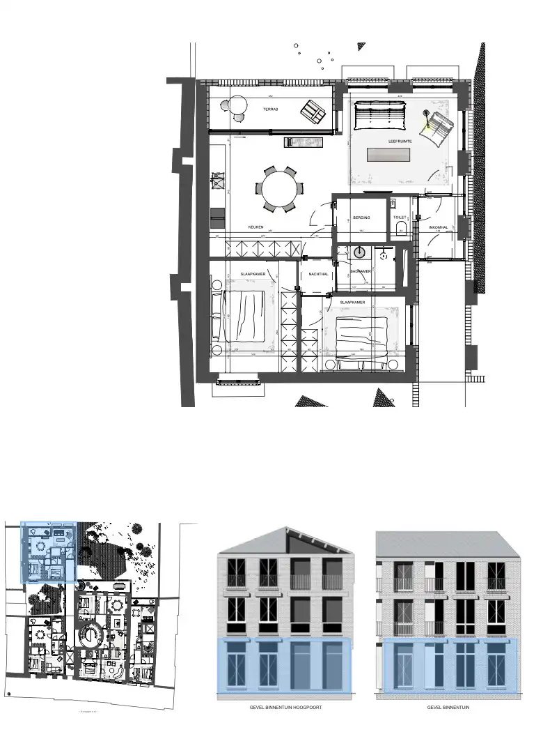 Charmant 2-slaapkamerappartement met zuidwestgericht terras en open zicht foto 2