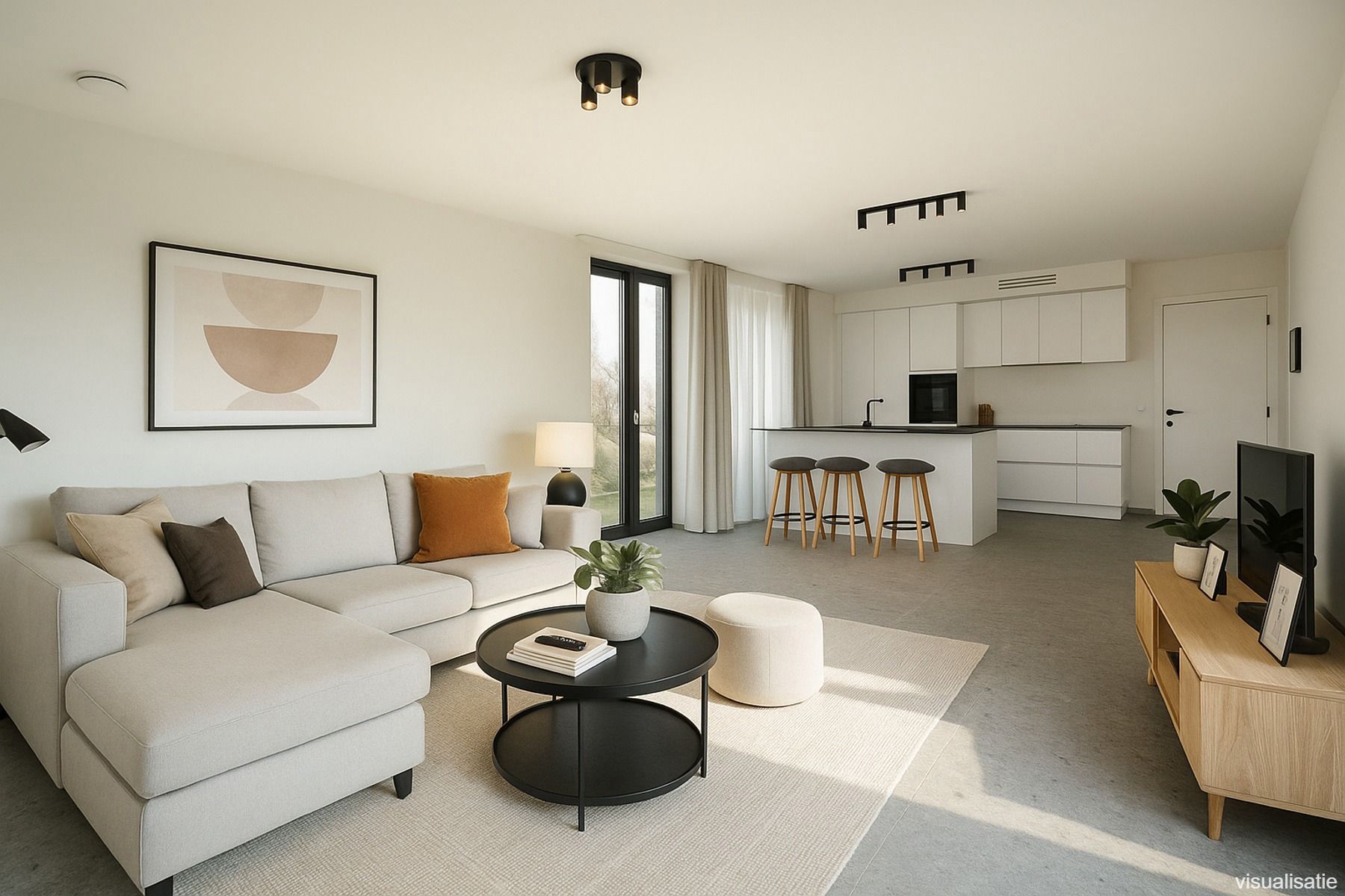 Doorloopappartement met 2 slpkmrs & terras - 6% BTW mogelijk foto {{pictureIndex}}