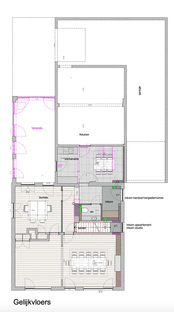 Kantoor met zonnige tuin met optie ruime garage  foto 9
