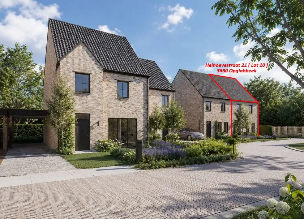 Nieuwbouwproject Heihoeve – Heihoevestraat 21 ( Lot 10 ) - Opglabbeek foto 4