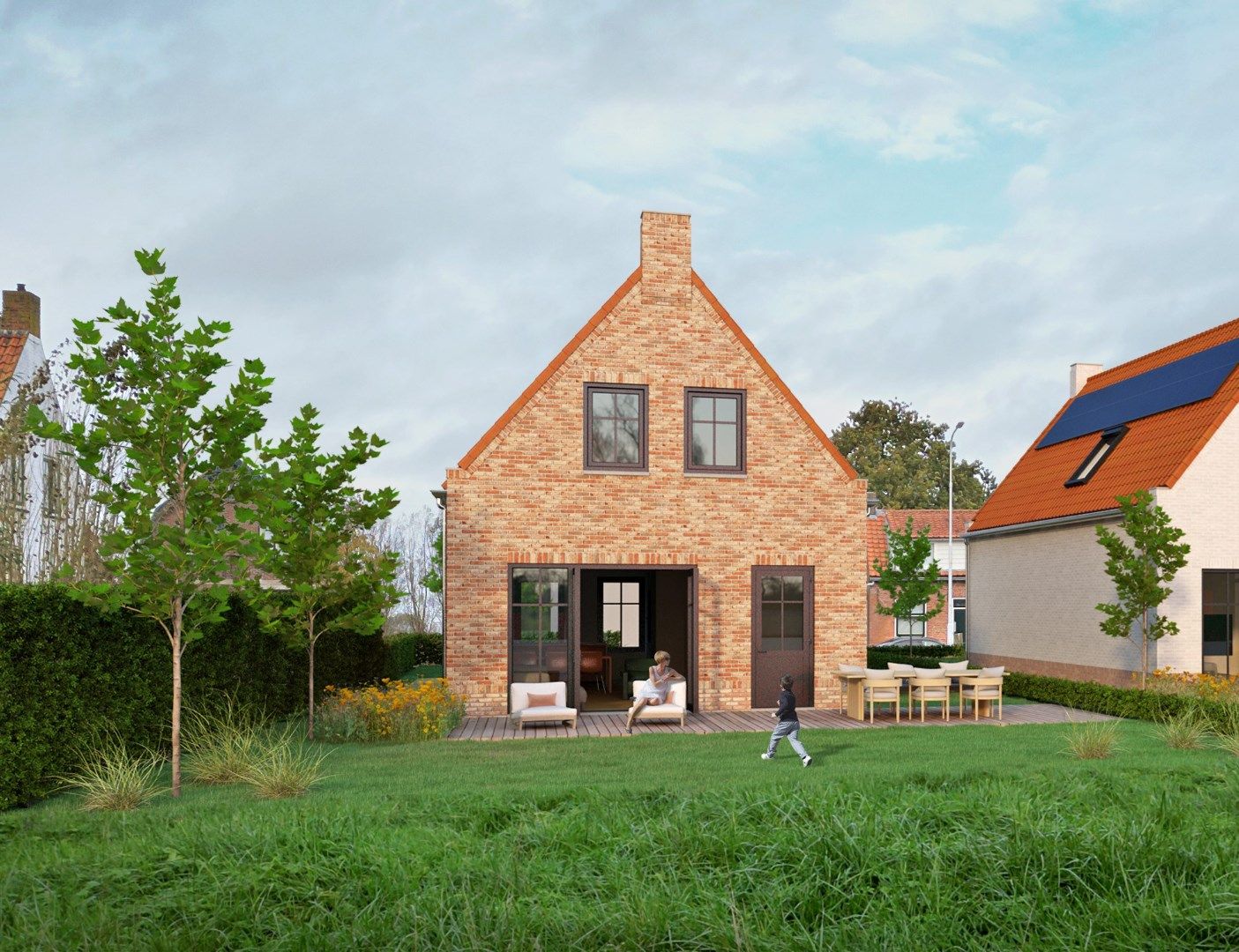 In het nieuw wonen aan de historische wallen van Retranchement foto {{pictureIndex}}