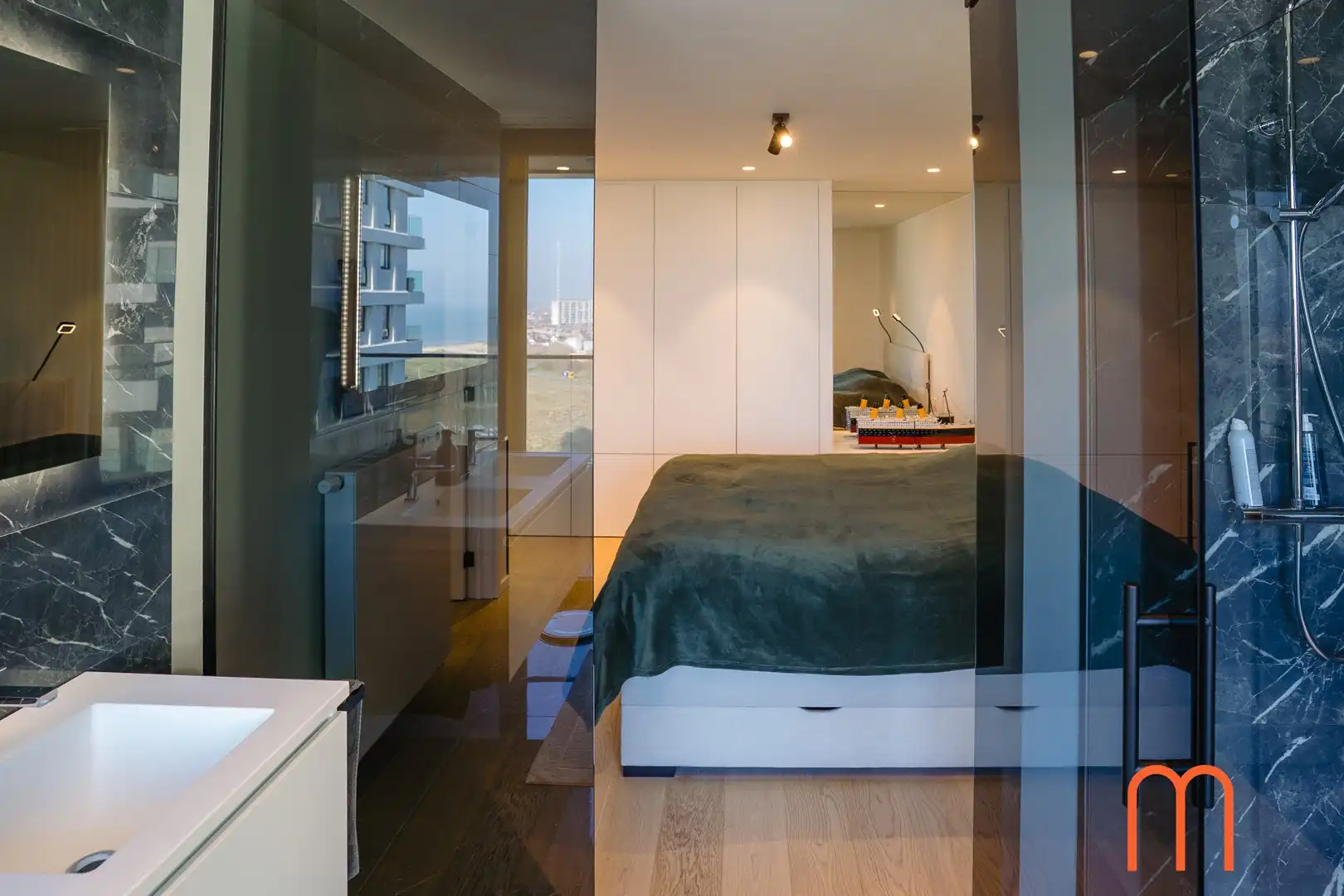 Exclusief zeezichtappartement in Ensor Tower II – Oosteroever Oostende foto 19