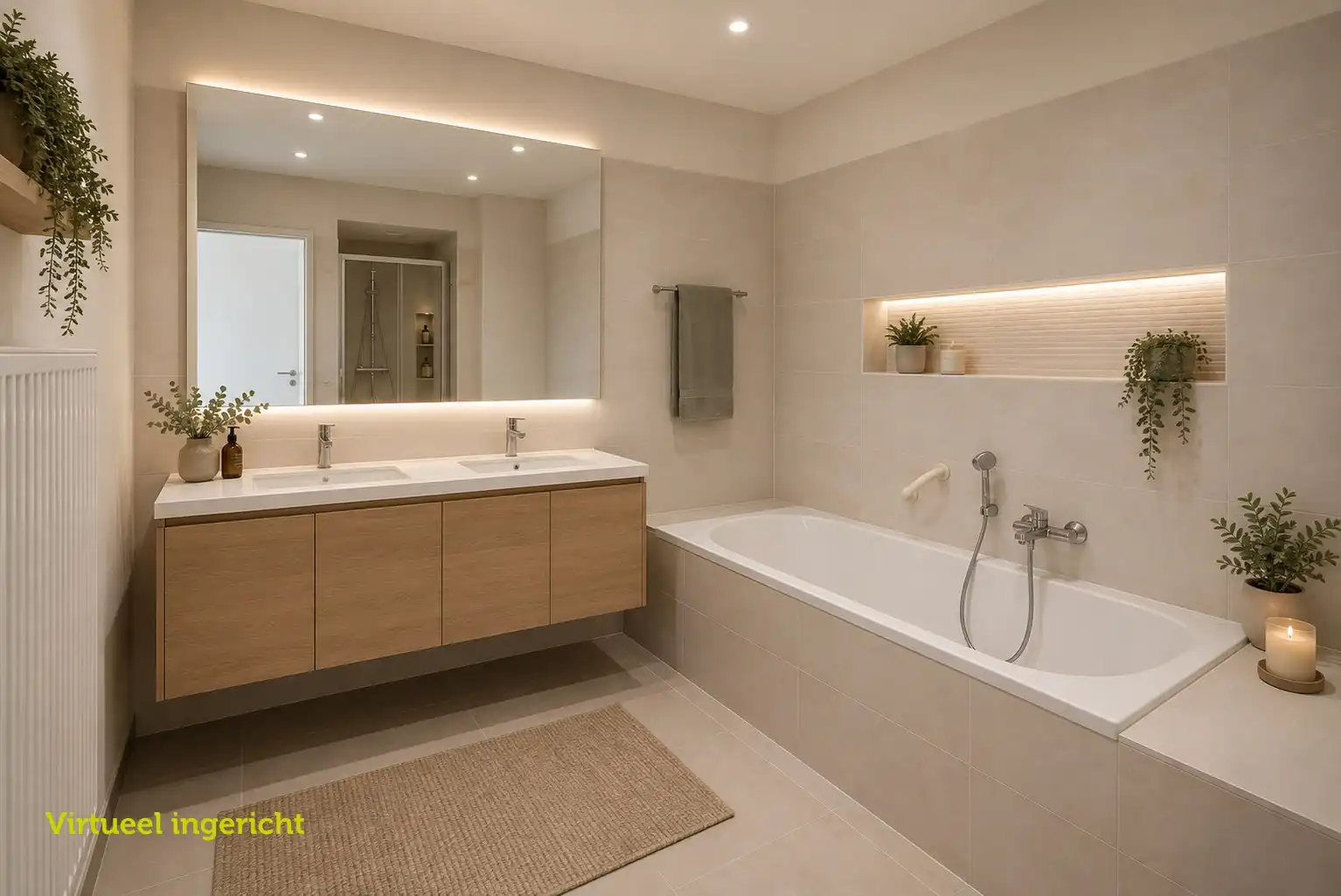 Ruim gelijkvloers appartement met 2 slpk en zonnige tuin/terras foto 15