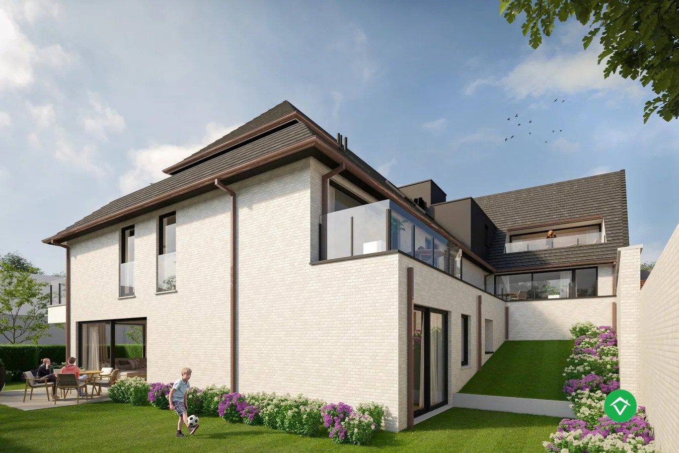 Nieuwbouwappartement met 2 slaapkamers en 1 terras in centrum Koekelare  foto 12