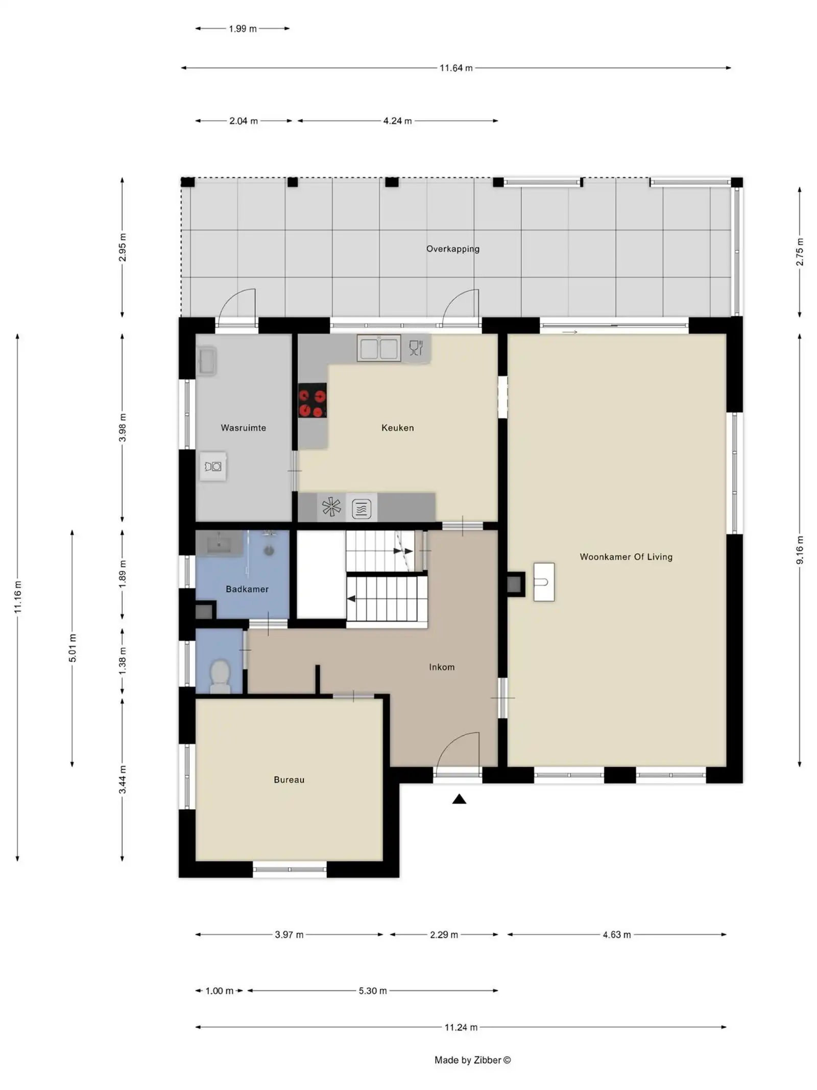 Zeer ruime woning (400m²) met 4 slaapkamers + 2 badkamers  foto 2