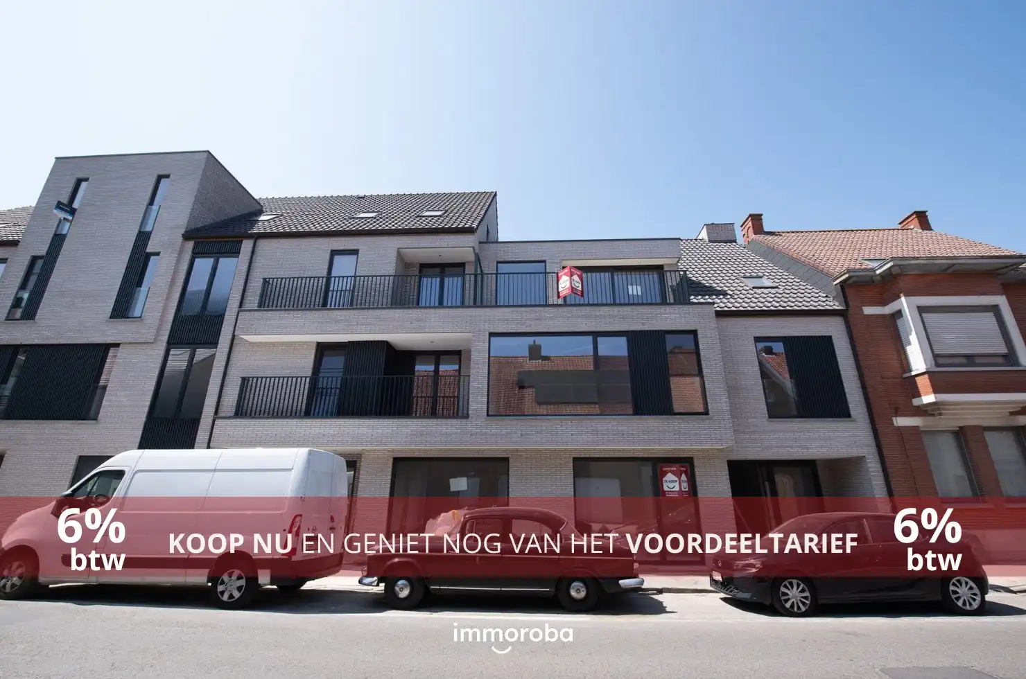 Gelijkvloers nieuwbouwappartement met 2 slaapkamers, tuin & terras – Residentie Albert & Jerome foto 3