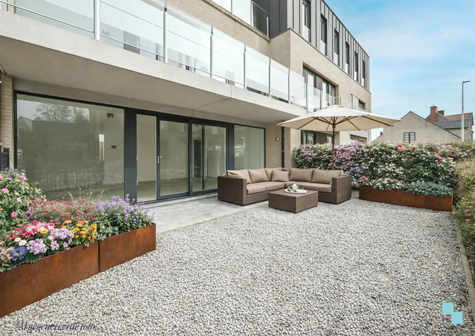 Instapklaar nieuwbouwappartement met tuin te Emelgem foto 10