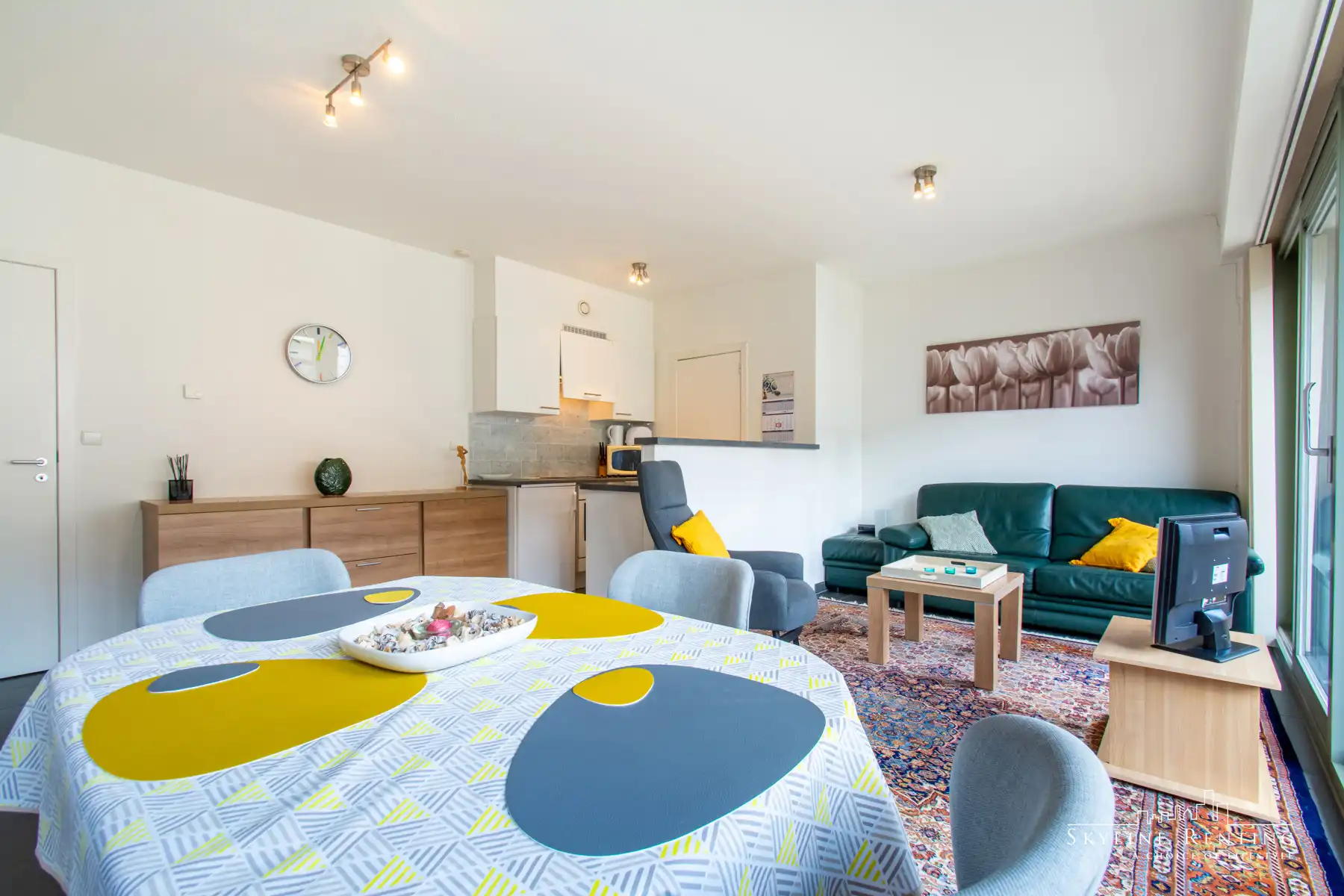 Prachtig gemeubeld app - 1Kamer + Terras (Europese wijk) foto 4