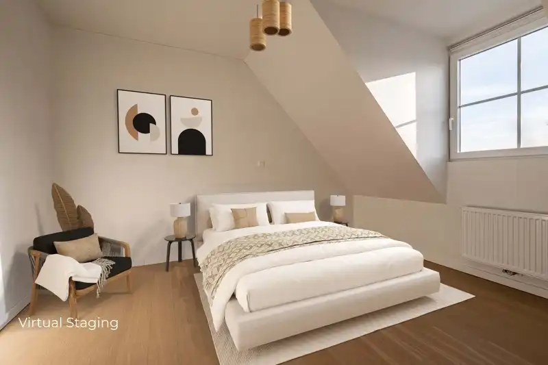 Jong, energiezuinig en modern tweeslaapkamer appartement met mooi terras op de tweede verdieping van residentie Aimé en André in hartje Waregem! foto 4