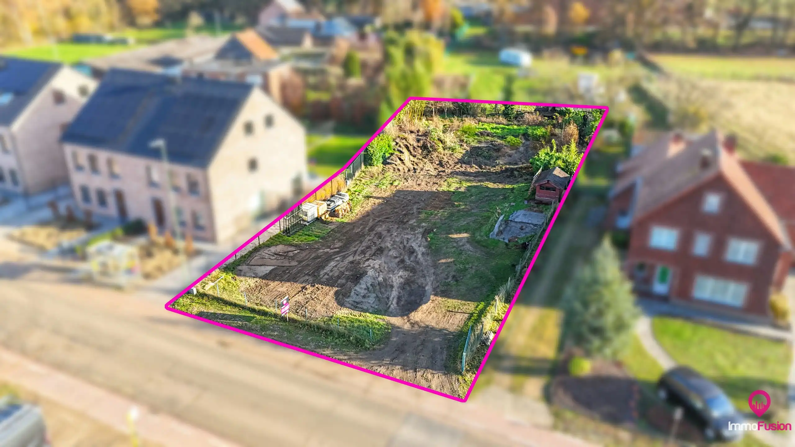 Centraal gelegen open bouwgrond op 7are 31ca met groenzicht! foto {{pictureIndex}}