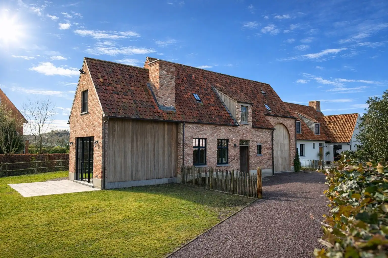 Nieuw gebouwde villa op 1.169 m² te Moerkerke (Damme) foto {{pictureIndex}}