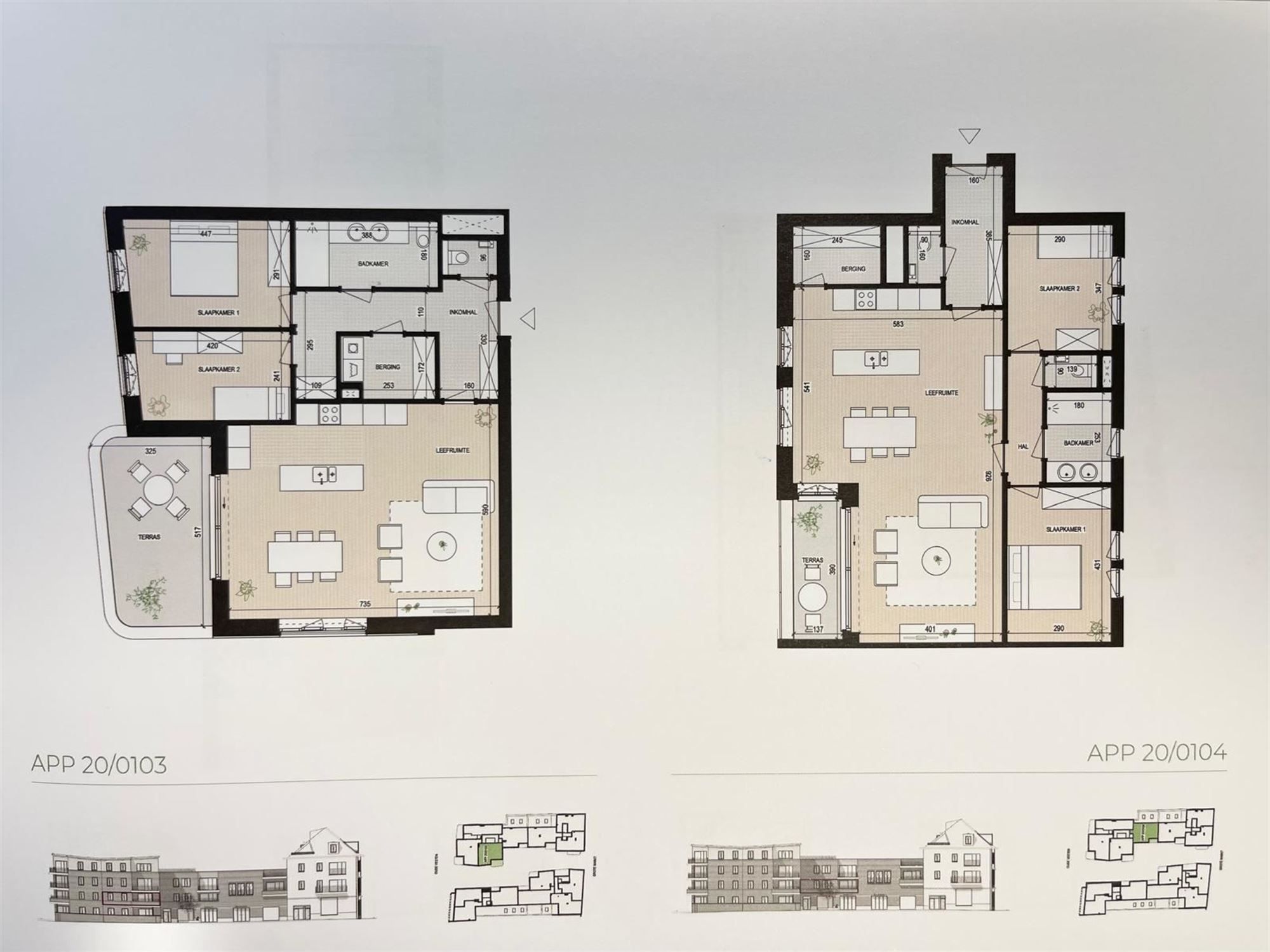 Appartement 2 Ka met terras, parking en kelder | 0475703619 foto 8