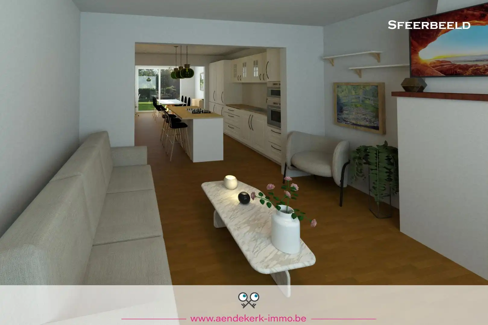 Rustig gelegen, te renoveren, woning met 3 slaapkamers nabij het centrum van Bree  foto 4