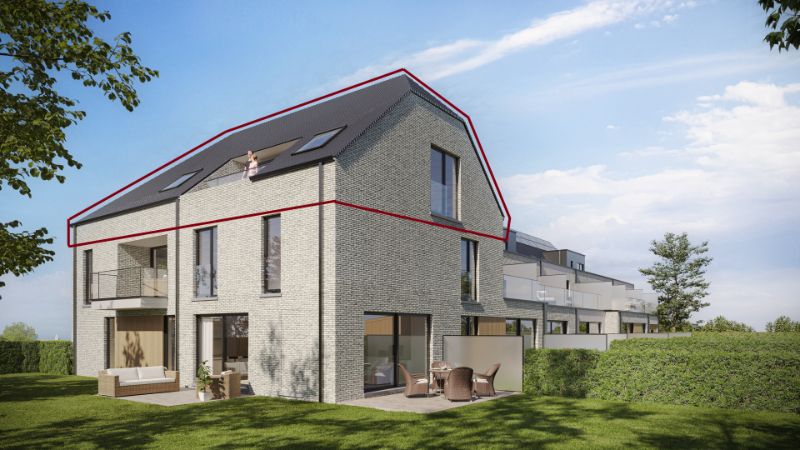 Penthouse nieuwbouw 141m² met terras 8m² op het westen foto 2