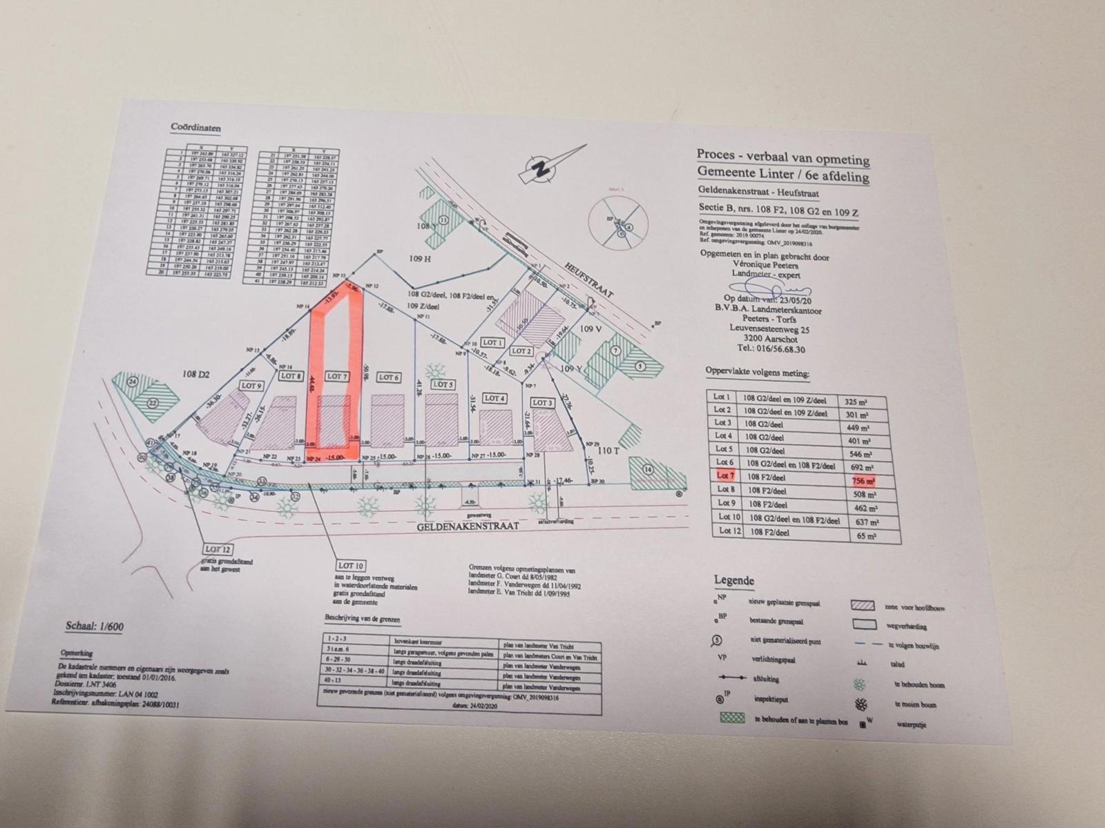 Bouwgrond open bebouwing te Linter (Overhespen) lot 7 foto {{pictureIndex}}