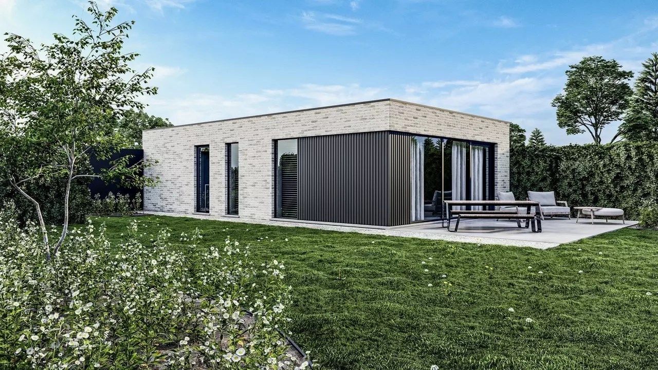 Nieuwbouwwoning, open bebouwing, 2 slpk, te Walshoutem foto {{pictureIndex}}