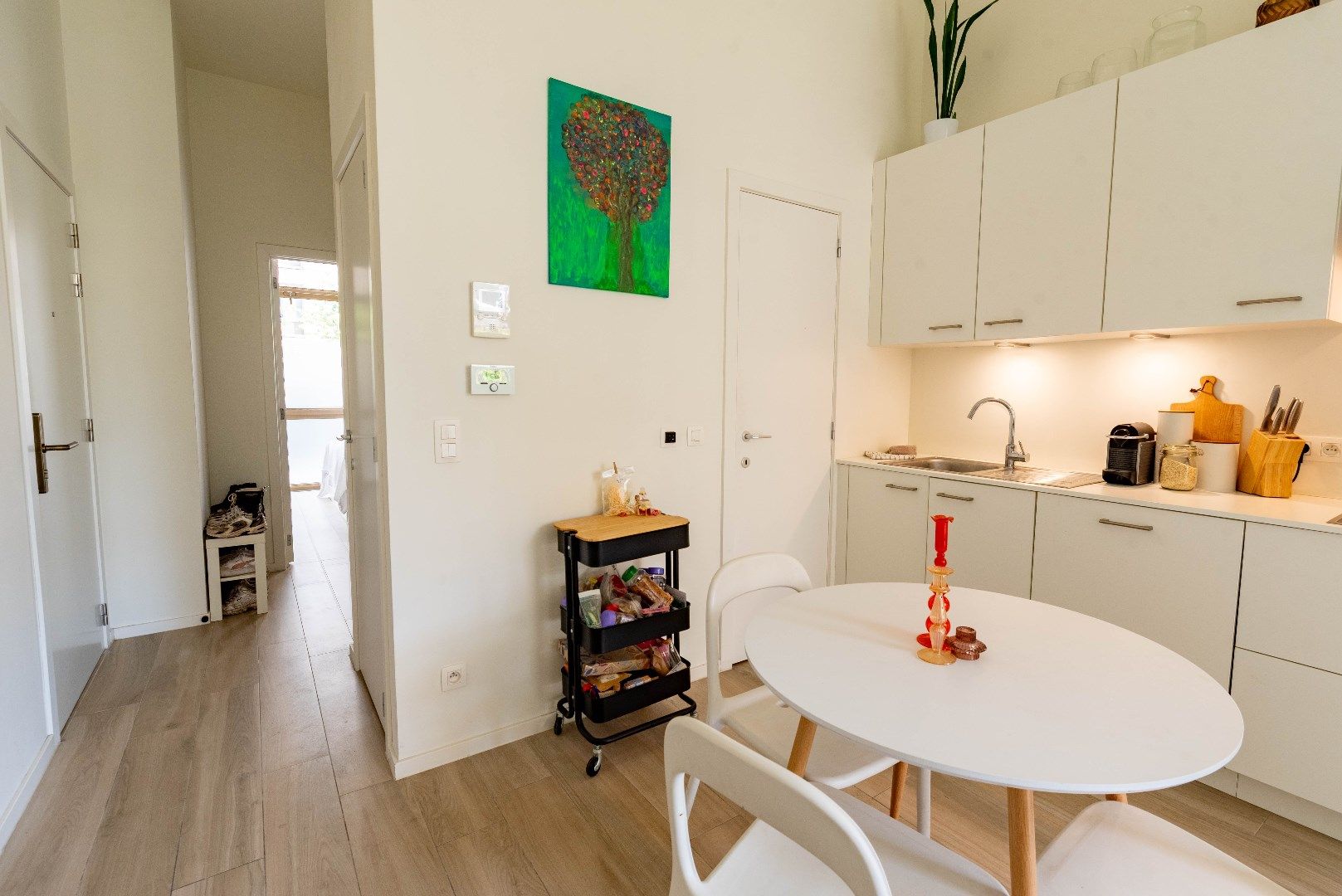 Gelijkvloers appartement met gezellige tuin foto 3