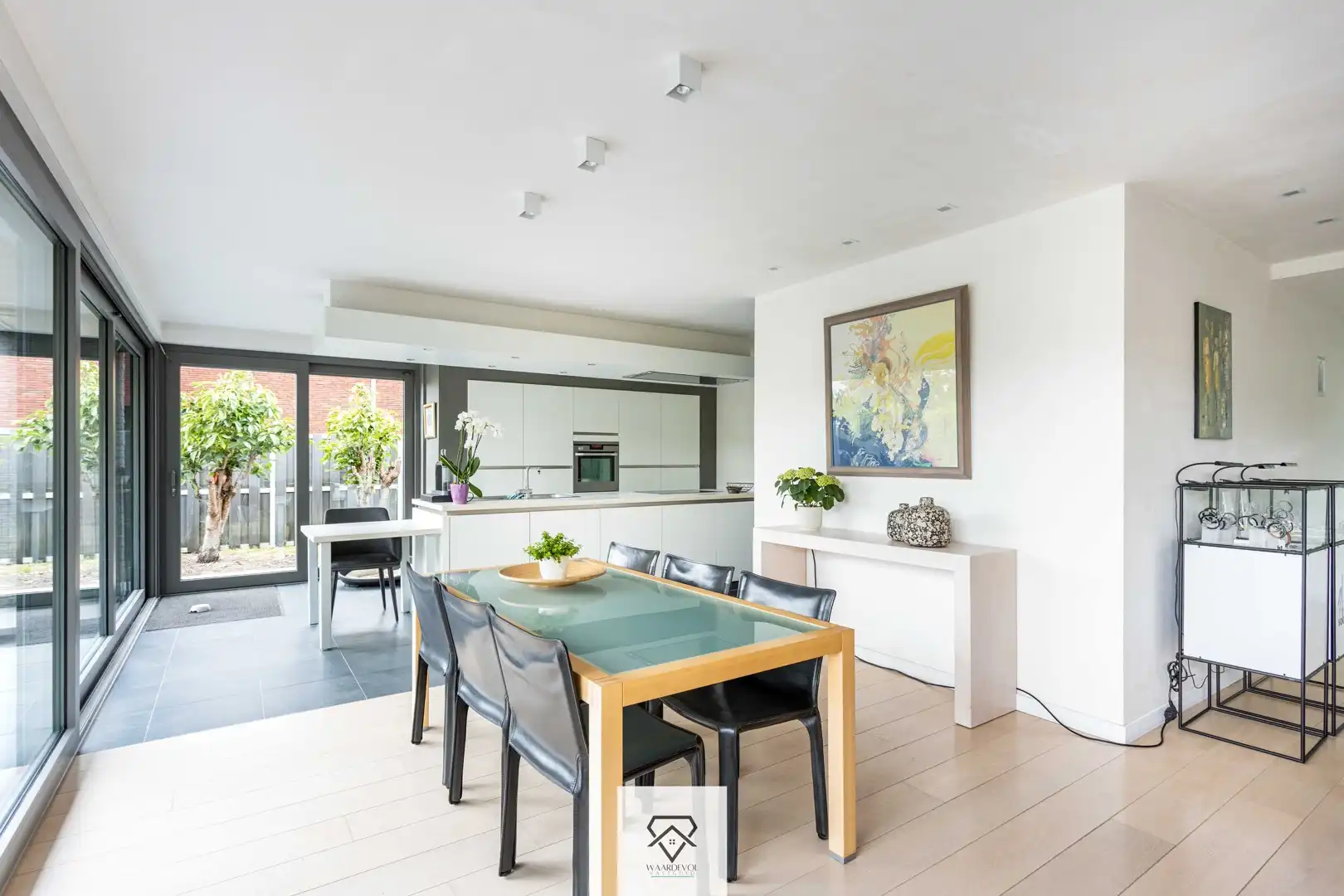 Tijdloze architectenwoning in het groene Louise-Marie te koop foto 11