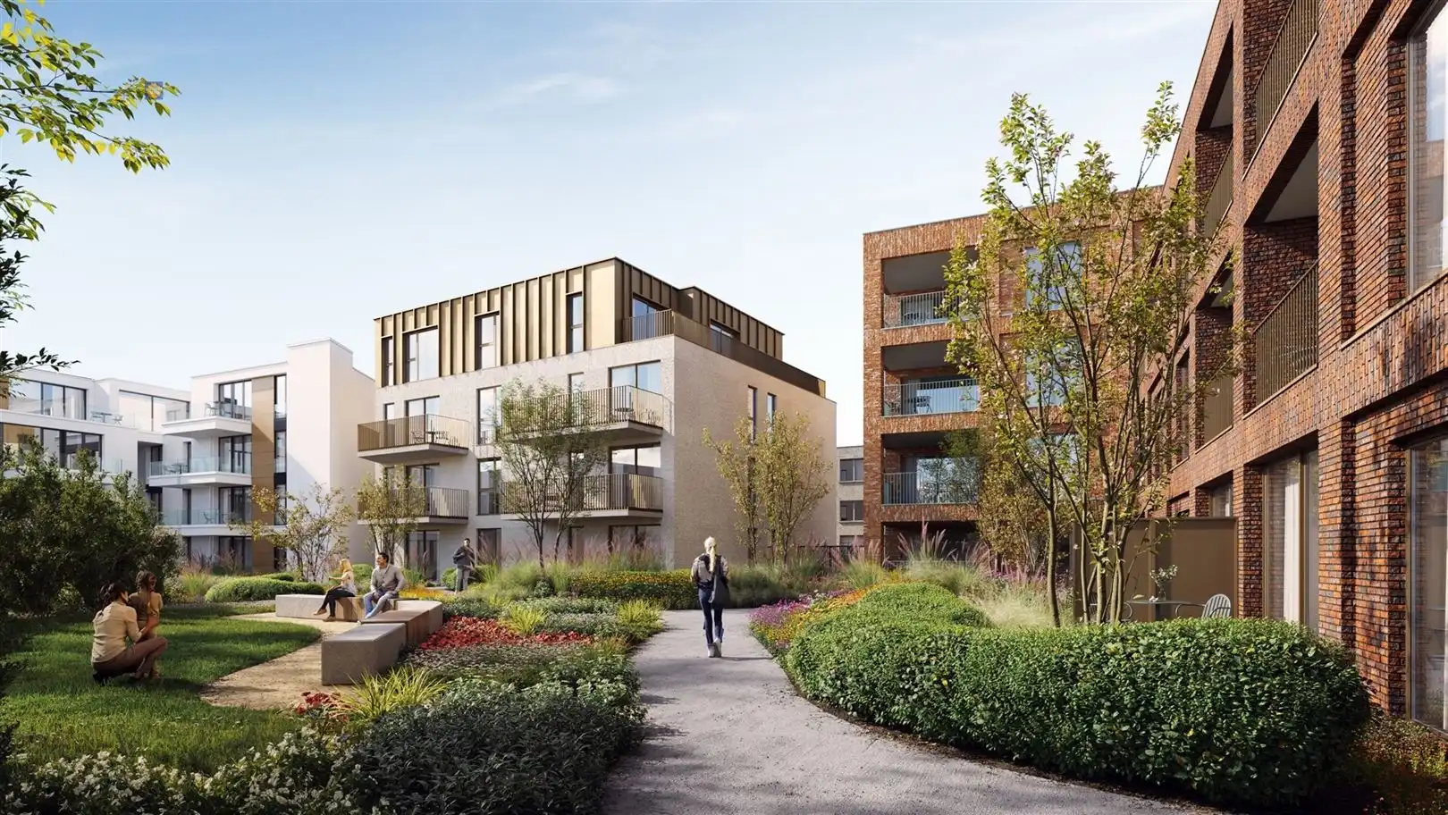 Prachtig gelijkvloers appartement met twee slaapkamers en groot terras foto 7