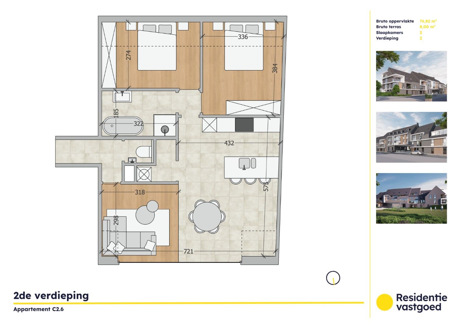 Appartement te koop Zandvoordsestraat 25 -/C 2.6 - 8460 Oudenburg