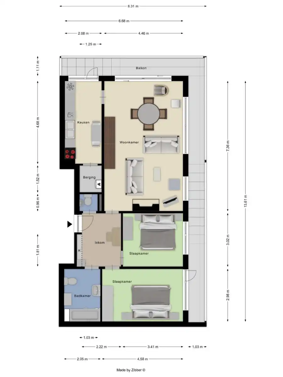 Te renoveren appartement met panoramisch terras en privéparking. foto 17