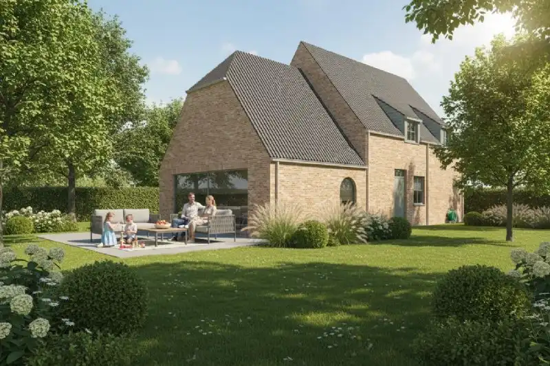 Nieuw te bouwen alleenstaande woning te Roeselare. foto 2