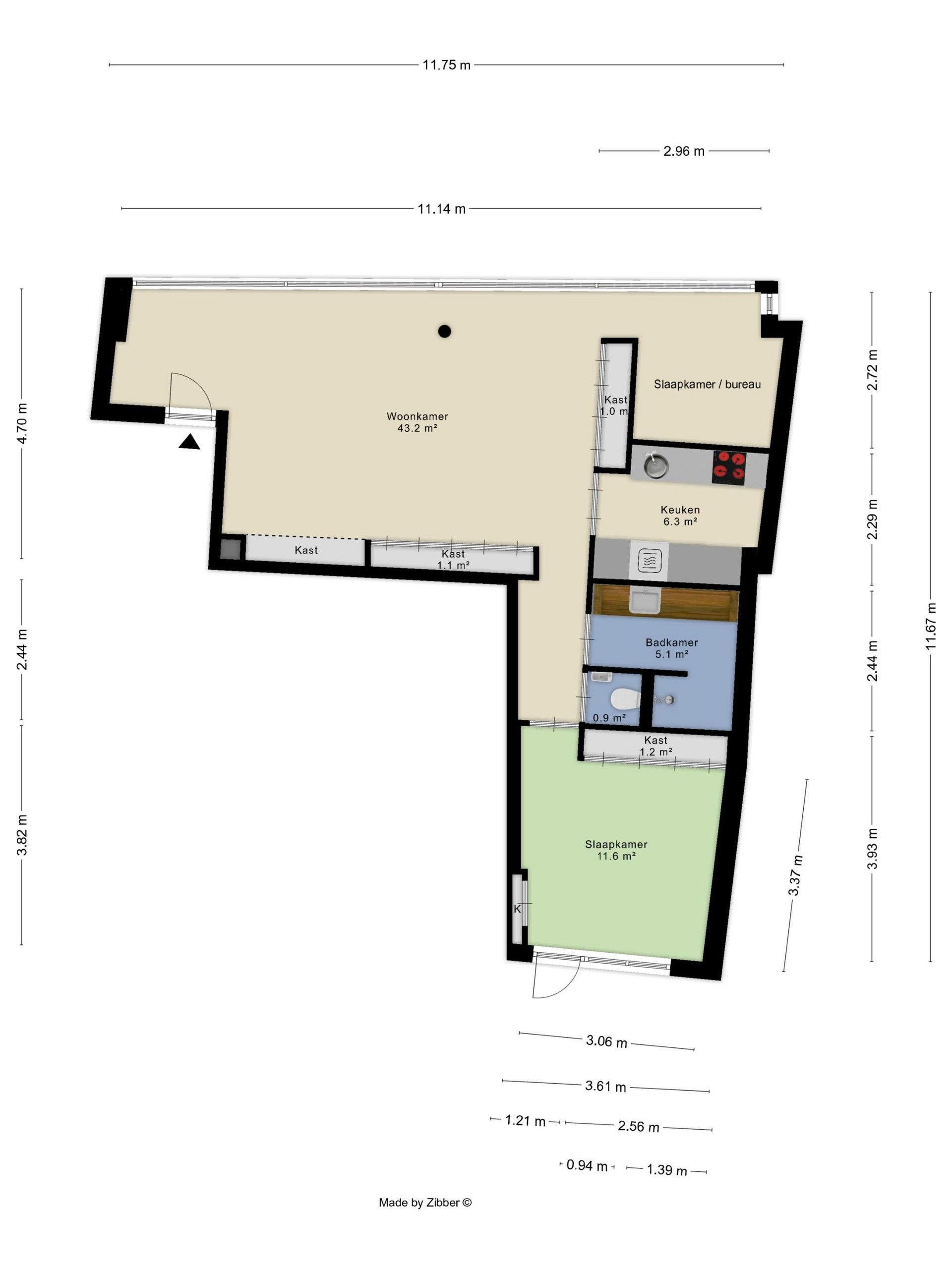 Instapklaar en stijlvol 1,5-slaapkamerappartement in de levendige Aldestraat – hartje Hasselt foto 18