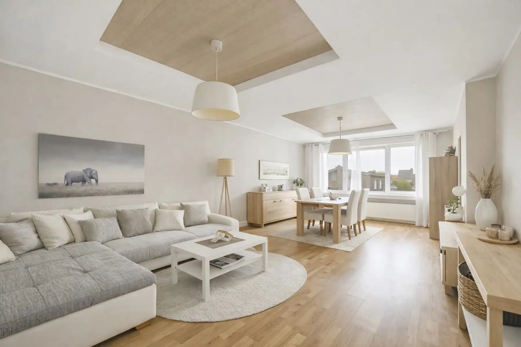 Appartement op de eerste verdieping, inclusief garage, nabij het centrum van Hoevenen! foto 5