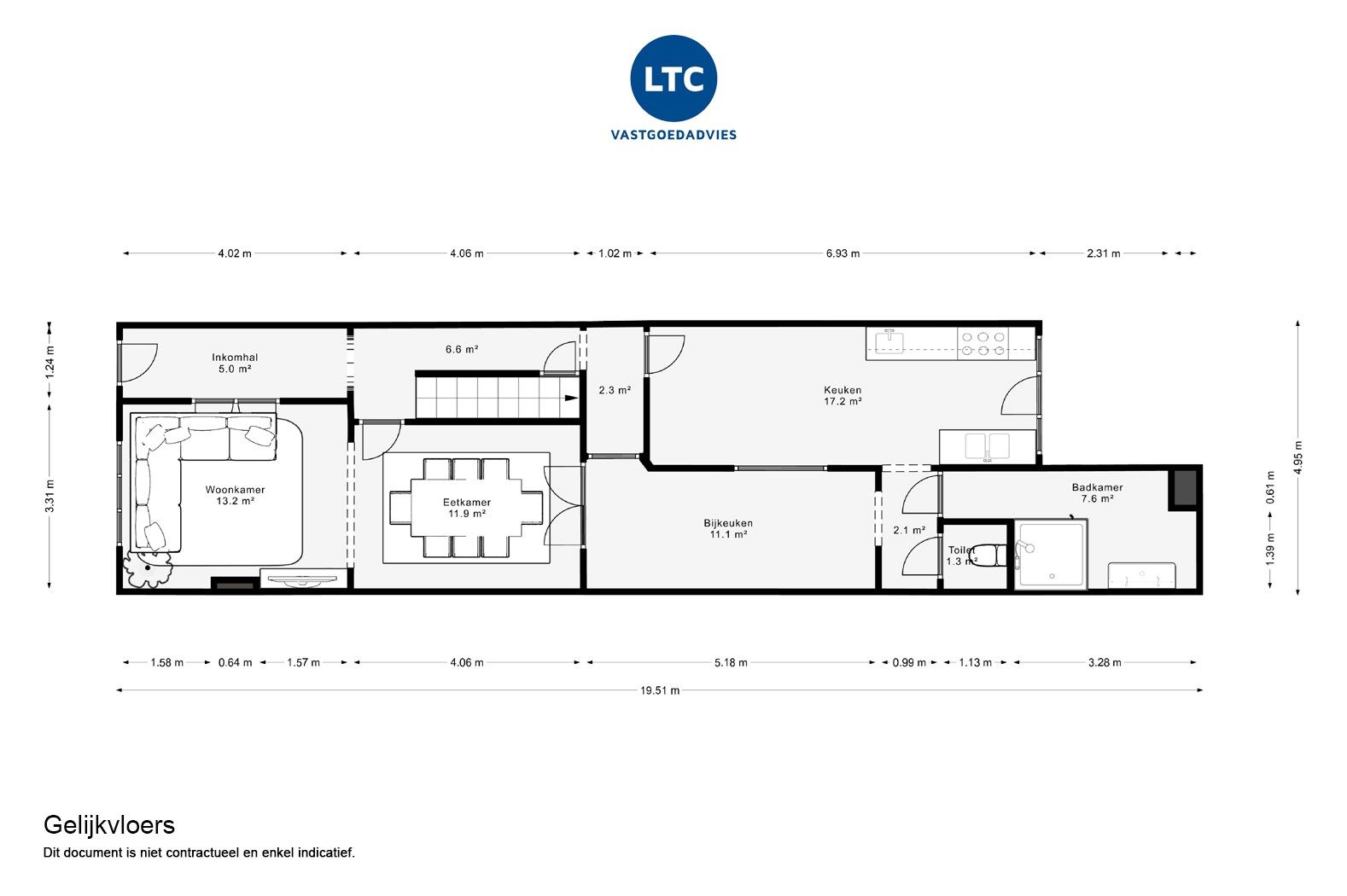 Gezinswoning met 3 slaapkamers en tuin foto 23