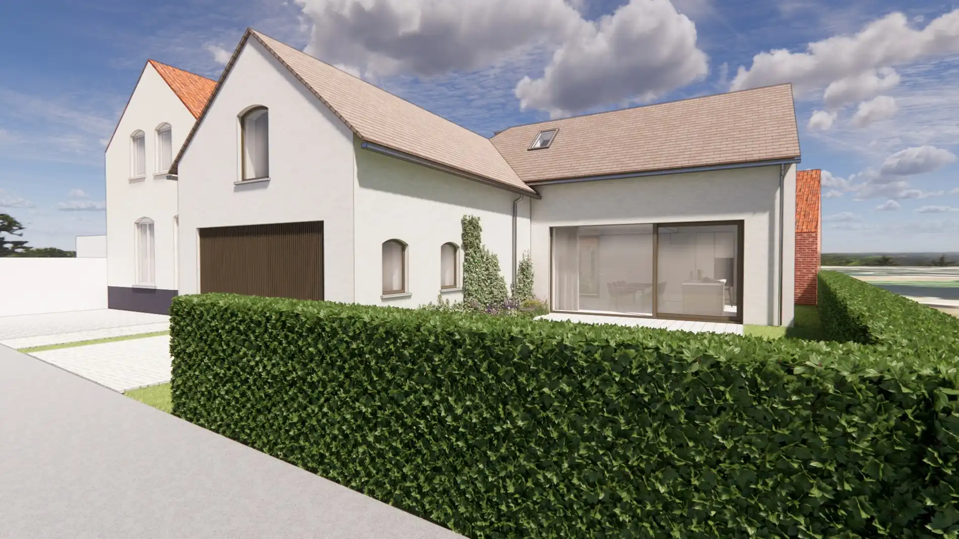 Bouwgrond van 403 m² mét vergund architecturaal woonproject in hartje Lauwe! foto 4